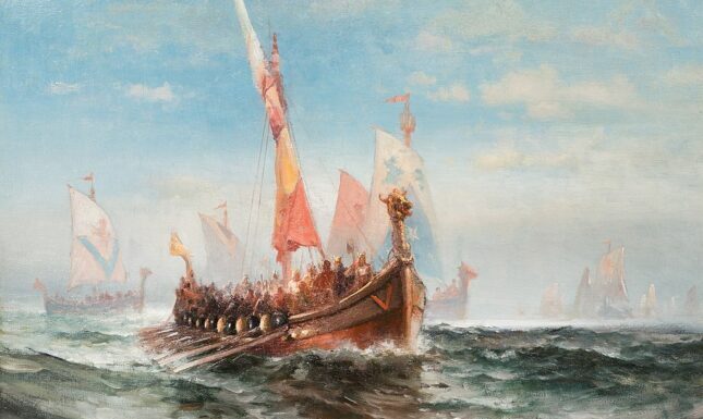 Viking Armada by Edward Moran