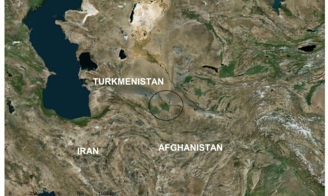 Map turkmenistan